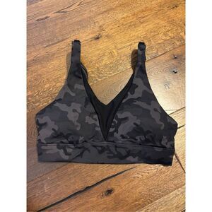 Zyia black camo sports bra XL